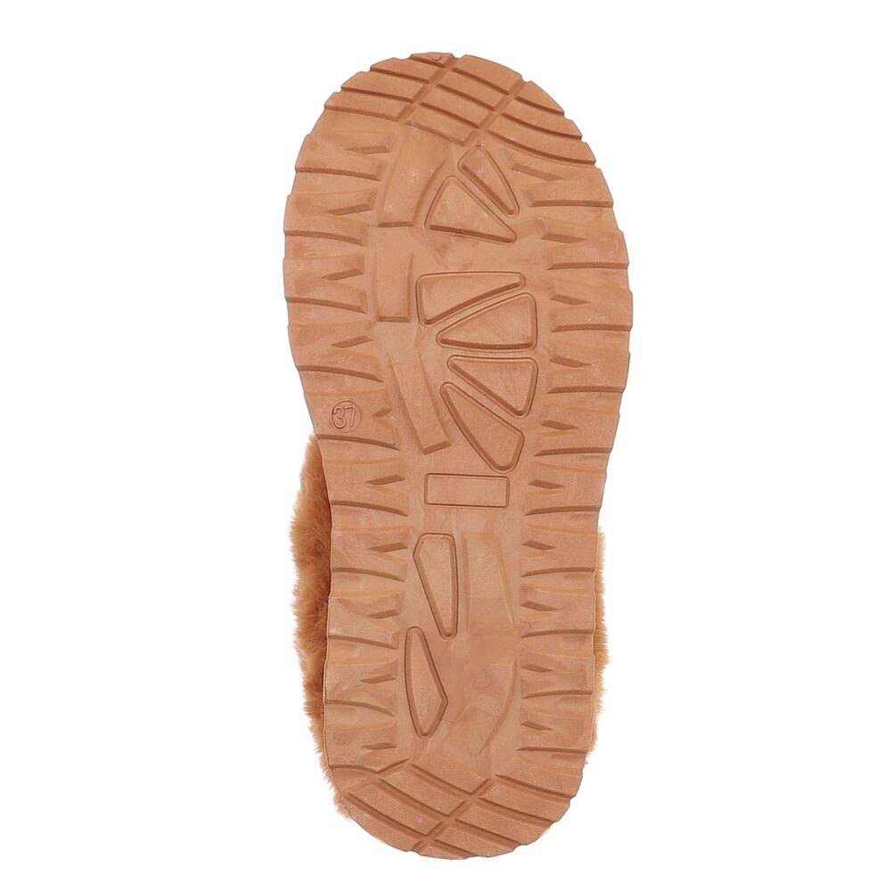 Ital-Design Damen Snowboots Freizeit Snowboots (87531852) Flach Stiefeletten in Camel