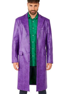 Opposuits Kostüm The Joker Mantel, Fake-Krokomantel wie bei Jared Leto in 'Suicide Sqaud'