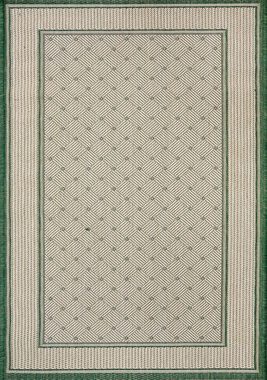Teppich Faberg, andas, rechteckig, Höhe: 5 mm, Flachgewebe, Sisal-Optik, mit Bordüre, pflegeleicht, Scandi