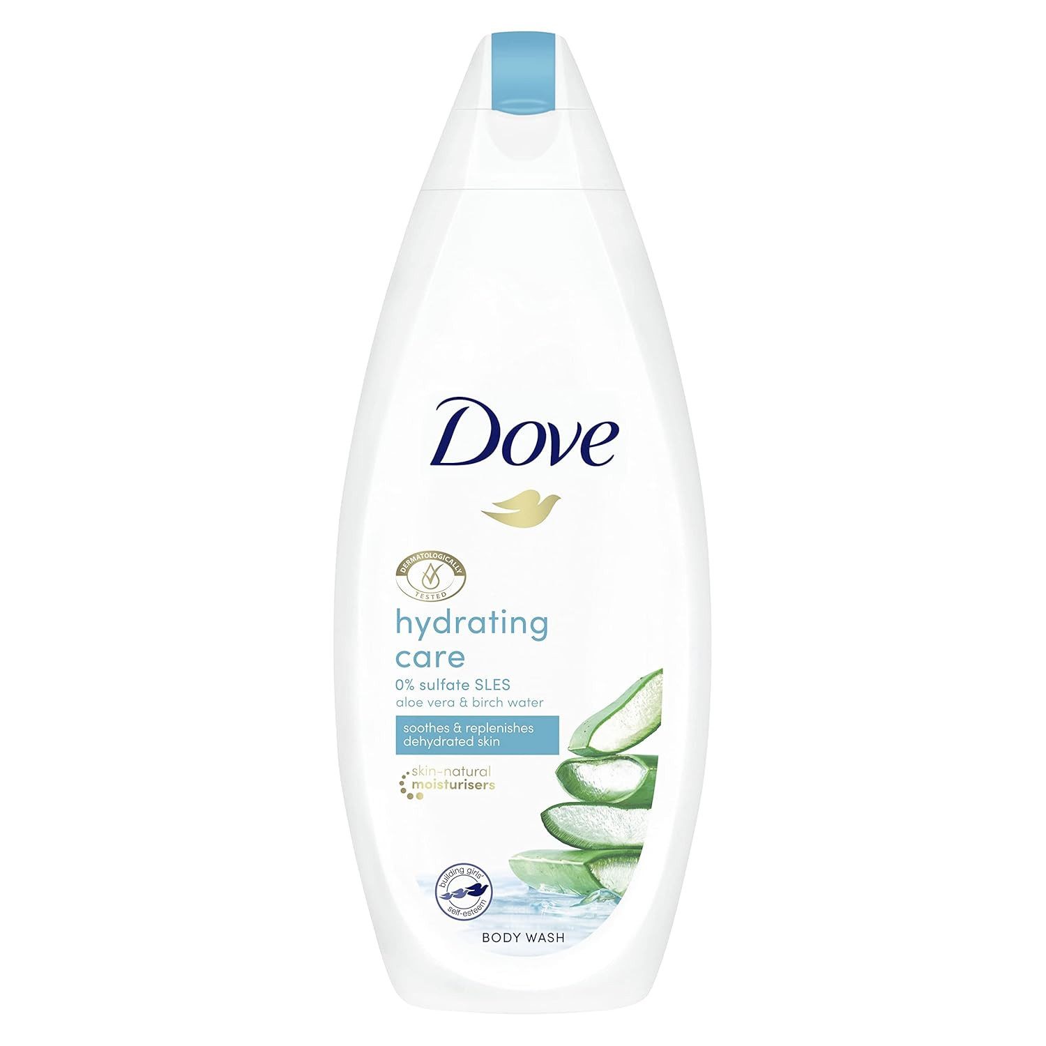 DOVE Duschgel 6x DOVE Women Duschgel Hydrating Care - 225ml, 6-tlg., mit Aloe Vera und Birkenwasser