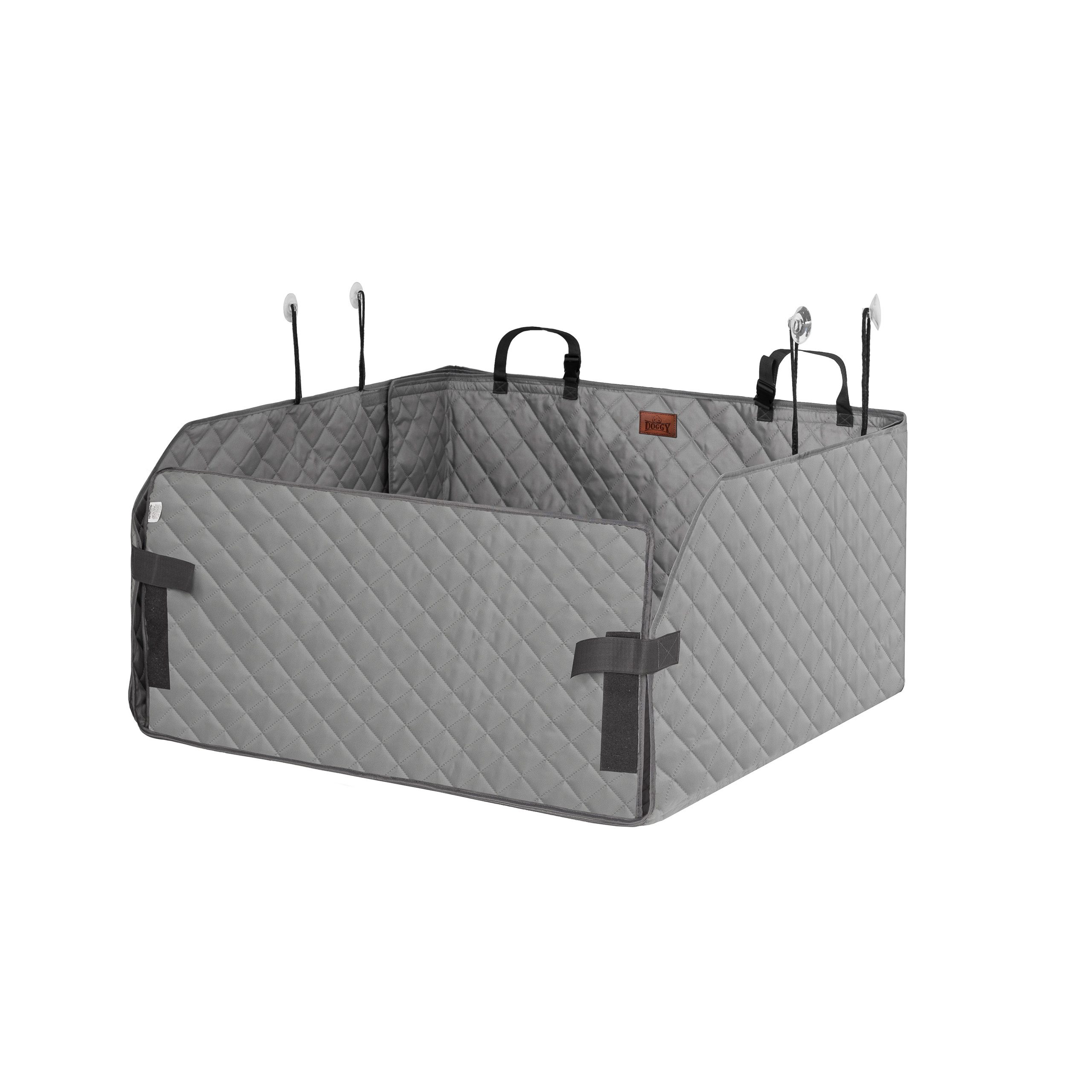 Hobbydog Tier-Autoschondecke HOBBYDOG Kofferraumschutzdecke Hund mit Seitenschutz Universal 90–110, Universalgröße (90×90 bis 110×100 cm)