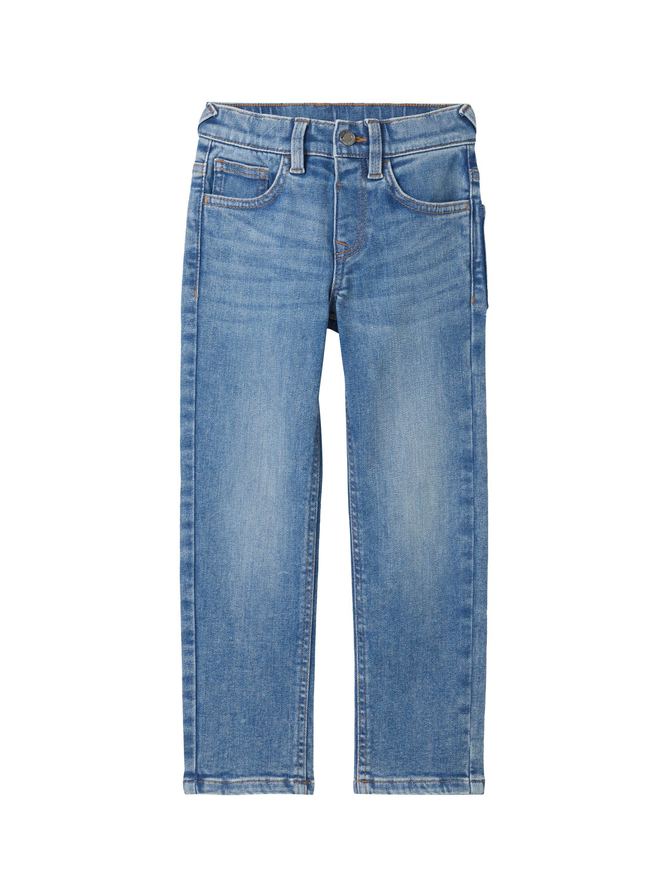 TOM TAILOR Weite Jeans mit Stone-Optik