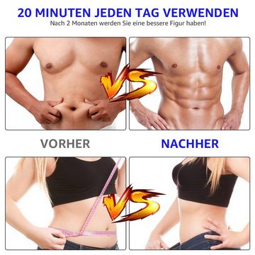 VSIUO EMS-Gerät Bauchtrainer, Trainingsgerät, EMS Muskelstimulator, (USB wiederaufladbarer tragbarer Muskelstimulator), elektrischer Armtrainer Hüfttraining Fitnessgürtel