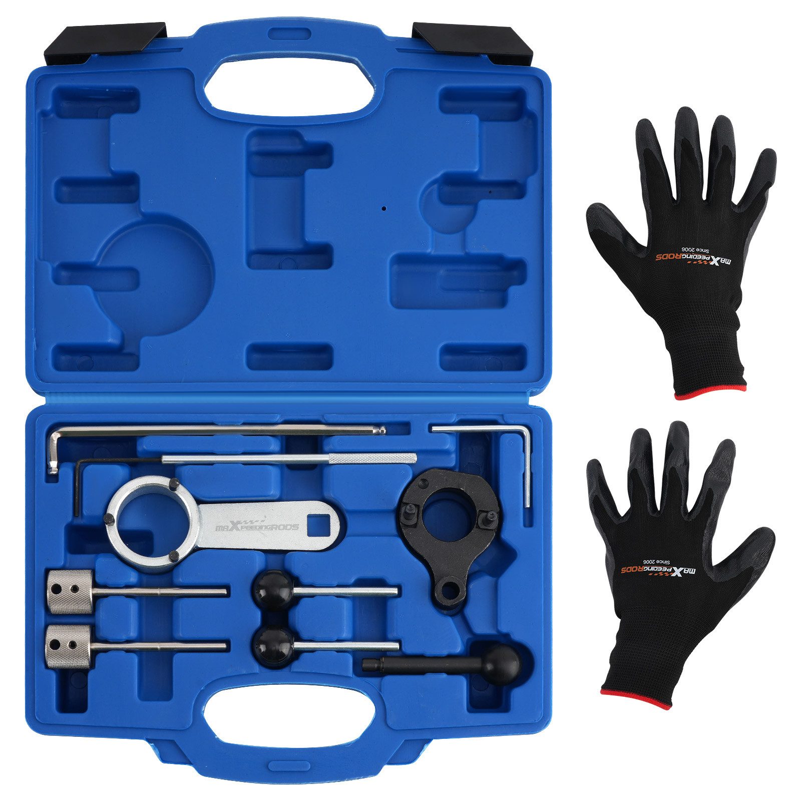 maXpeedingrods Reparatur-Set, Zahnriemen Wechsel Werkzeug Motor-Einstellwerkzeug for VAG 1.6 2.0 TDI