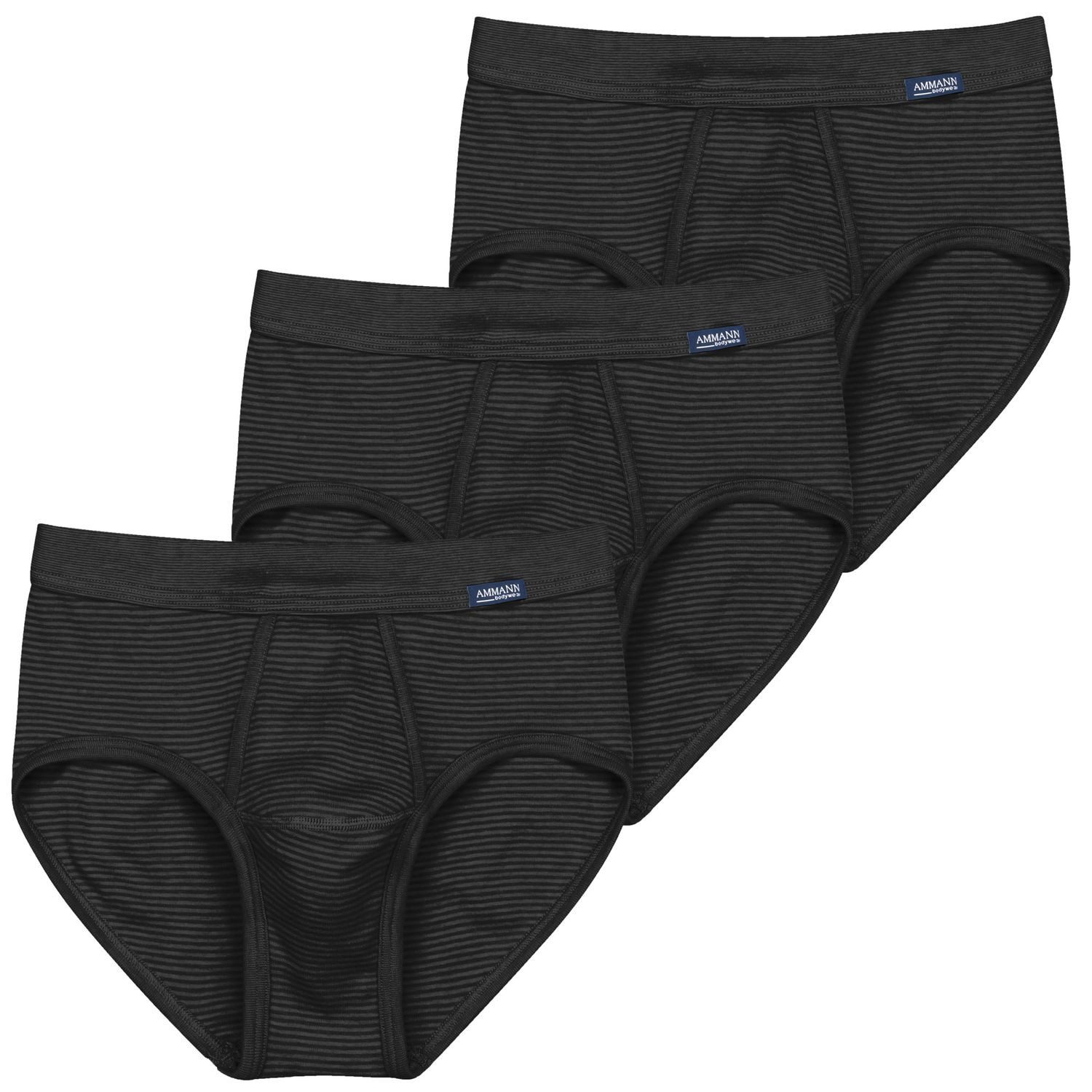 Slip 3er Pack Jeans Feinripp