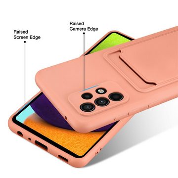 CoolGadget Handyhülle Card Case Handy Tasche für Samsung Galaxy A53 5G 6,5 Zoll, Silikon Schutzhülle mit Kartenfach für Samsung Galaxy A53 5G Hülle