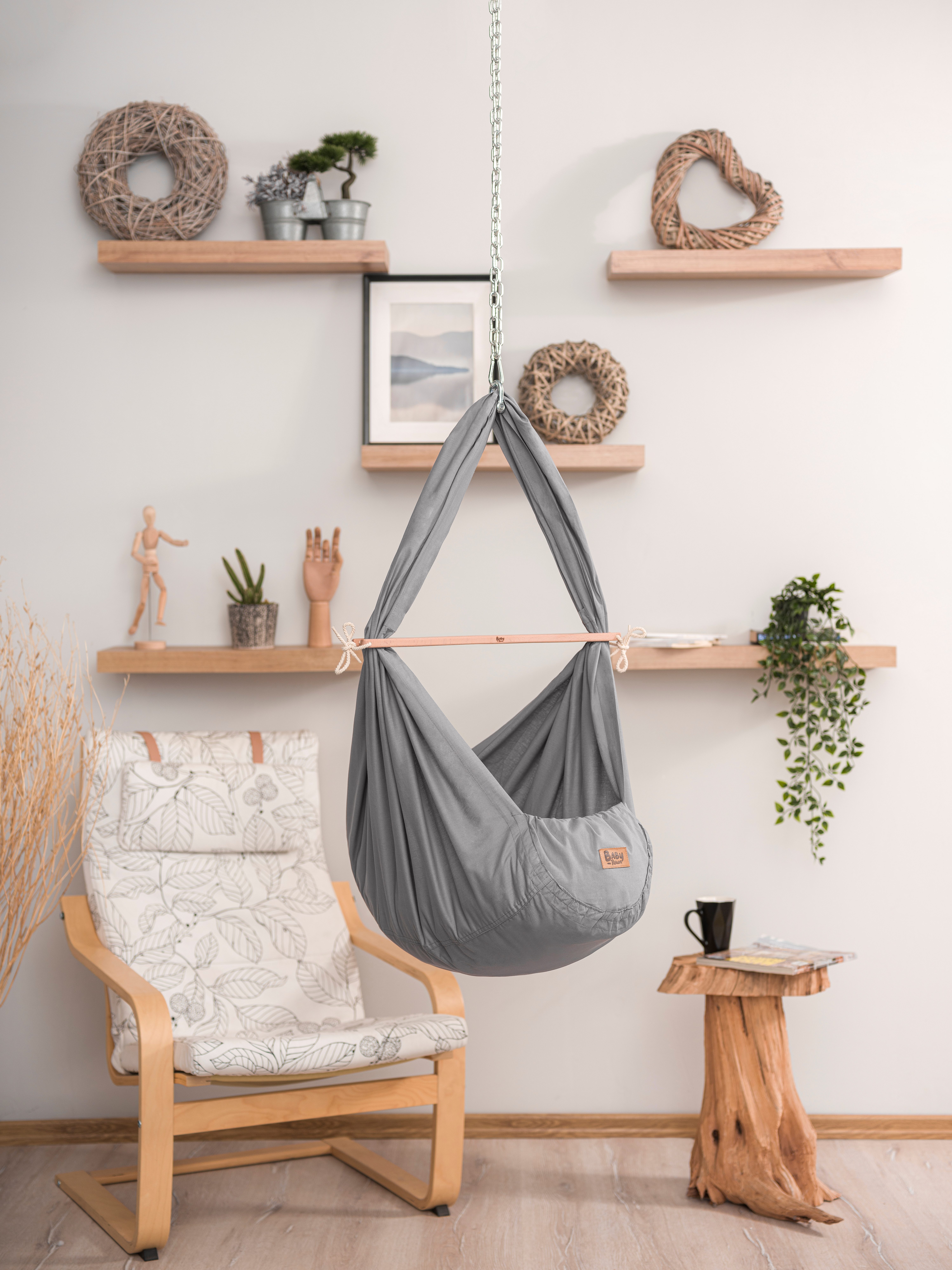 TeppichHome24 Federwippe BT001*Anthrazit