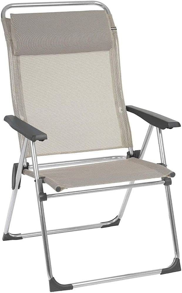 Lafuma Campingstuhl Lafuma Klappstuhl für unterwegs ALU CHAM XL seigle II
