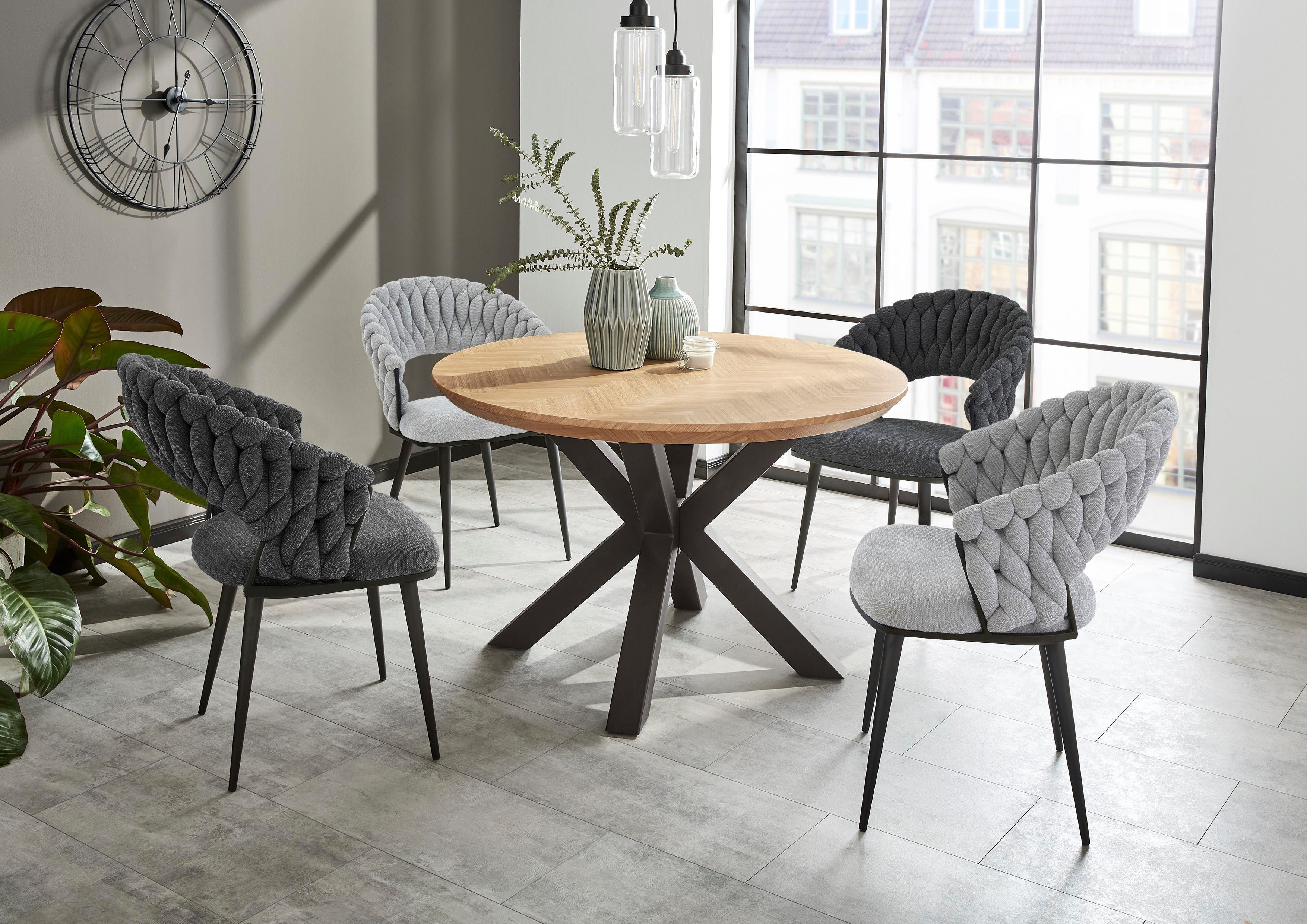 Jockenhöfer Gruppe Esszimmerstuhl Geldern (Set, 2 St), Geflochtenes Design, günstig online kaufen