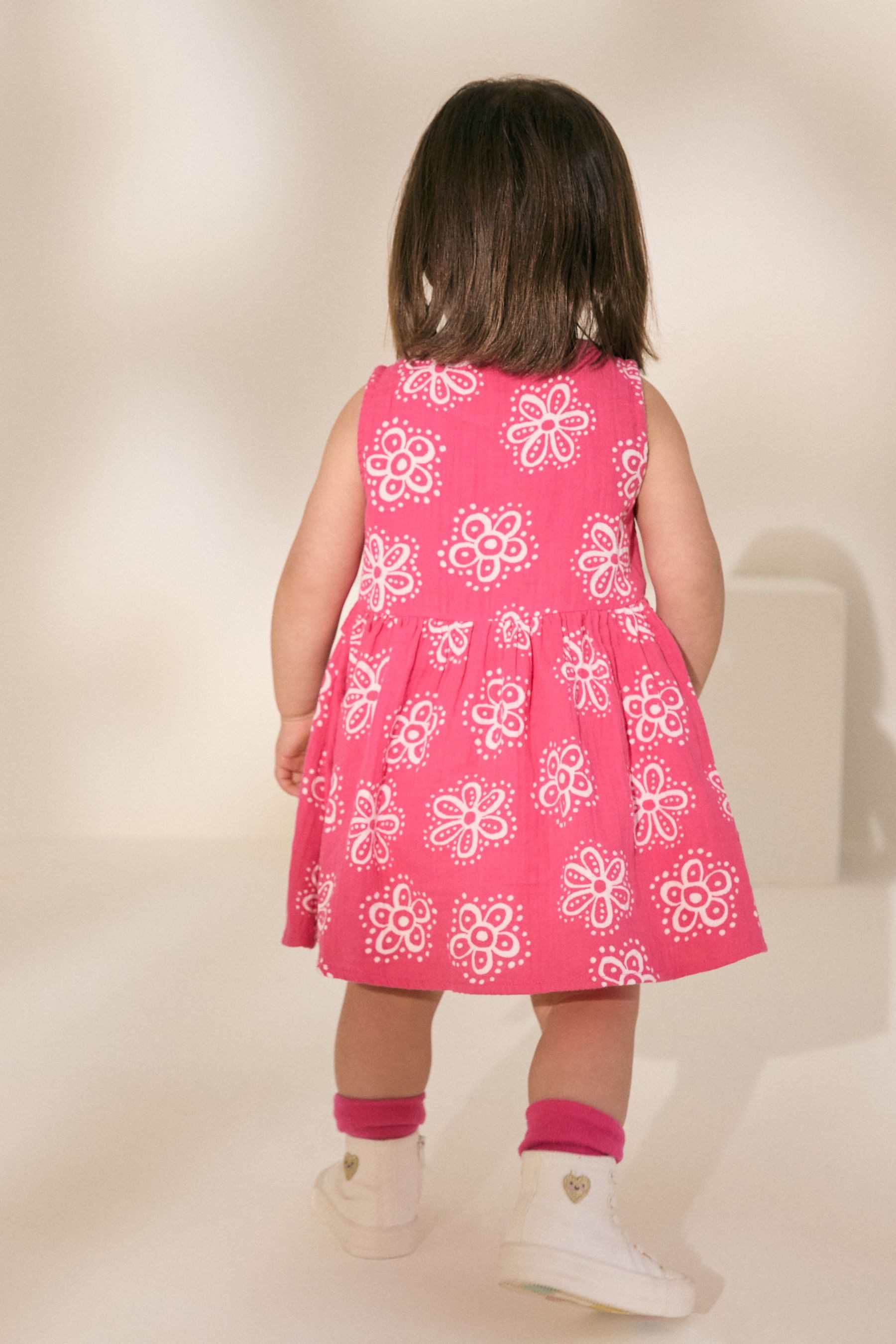 Next Vokuhila-Kleid Ärmelloses Kleid mit Schößchen günstig online kaufen