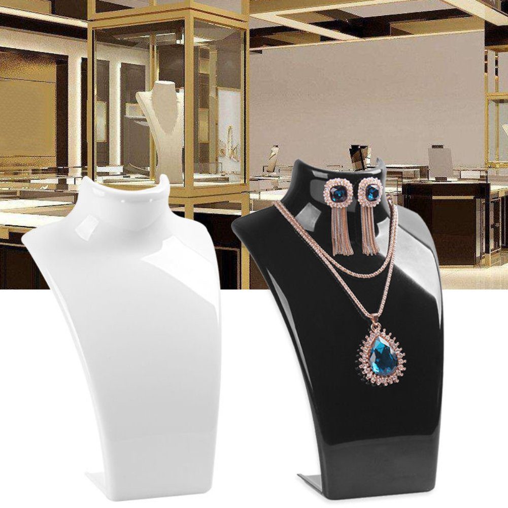 Rutaqian Kette Anhänger Display Büstenhalter Ständer Halskette Transparent Schmuckständer Modell Schmuck