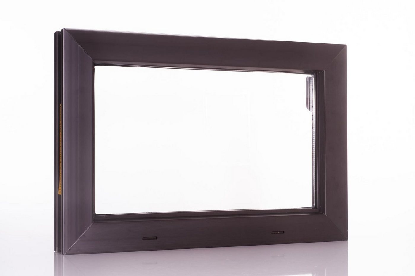 Thumbnail - ACO Severin Ahlmann GmbH & Co. KG Kellerfenster Einfachglas ESG Kunststoff Kippfenster braun, Größe: 60x40cm, wärmeisoli...