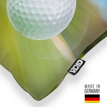 Kissenbezug, VOID (1 Stück), Sofa-Kissen Rasen Golfbälle Golf Sport Golfspieler Caddy Golfwagen spielen lernen Ball Driving Ranch Golfrasen Club Golfschläger Hobby Verein