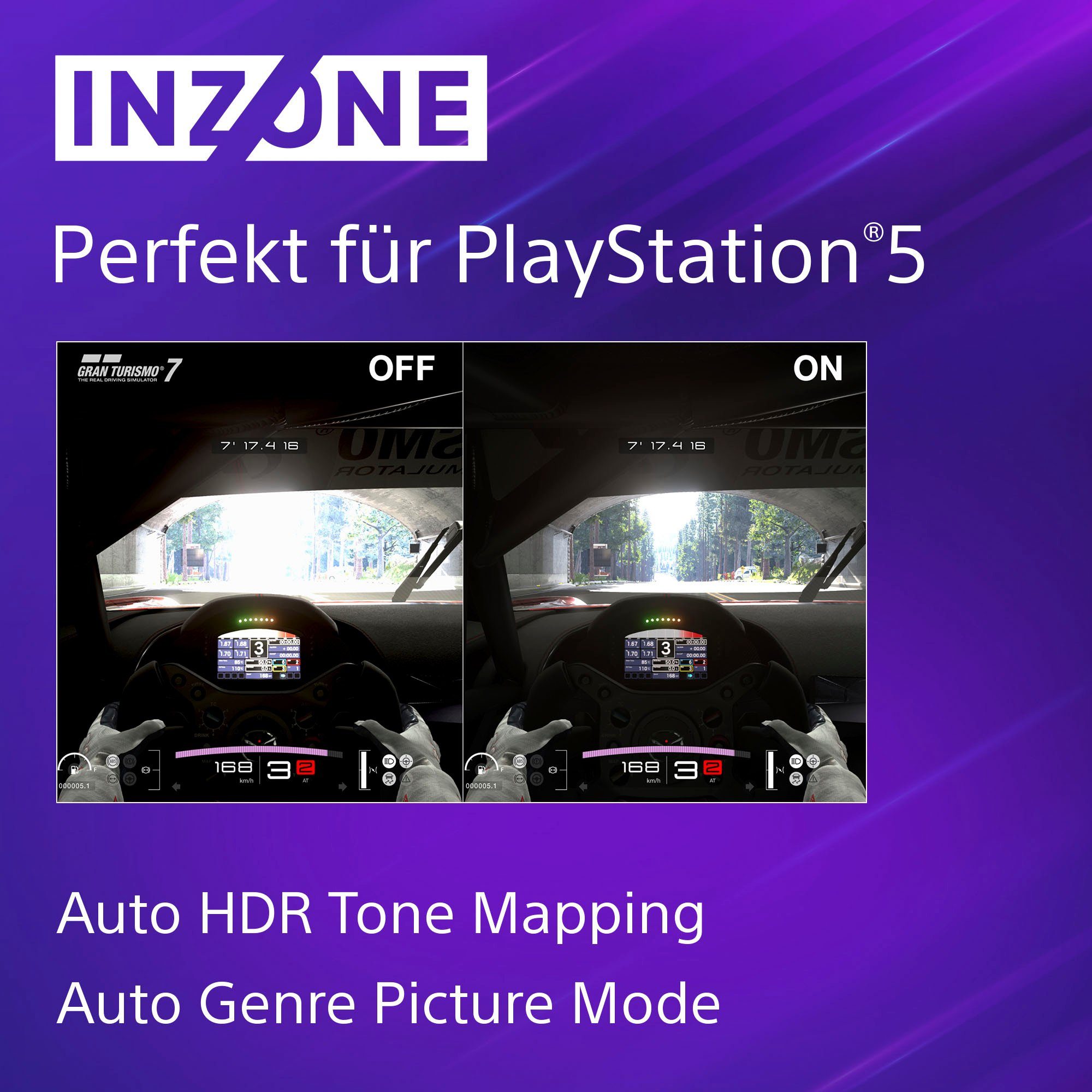4K 144 HD, (68 Sony M9 Reaktionszeit, INZONE Hz, x IPS-LED, px, 2160 PlayStation®5) ms 3840 Ultra ", 1 Gaming-Monitor cm/27 Perfekt für