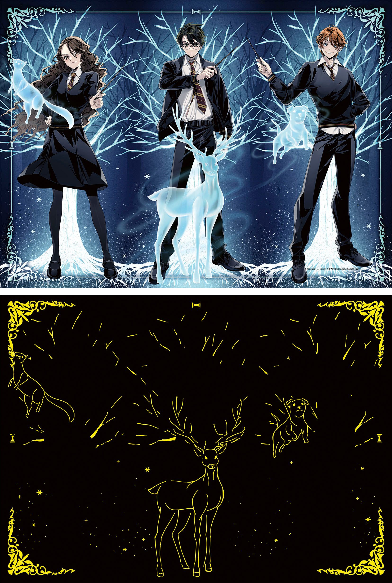 Ravensburger Puzzle Harry Potter - Leuchtender Patronus, 500 Puzzleteile, Made in Germany