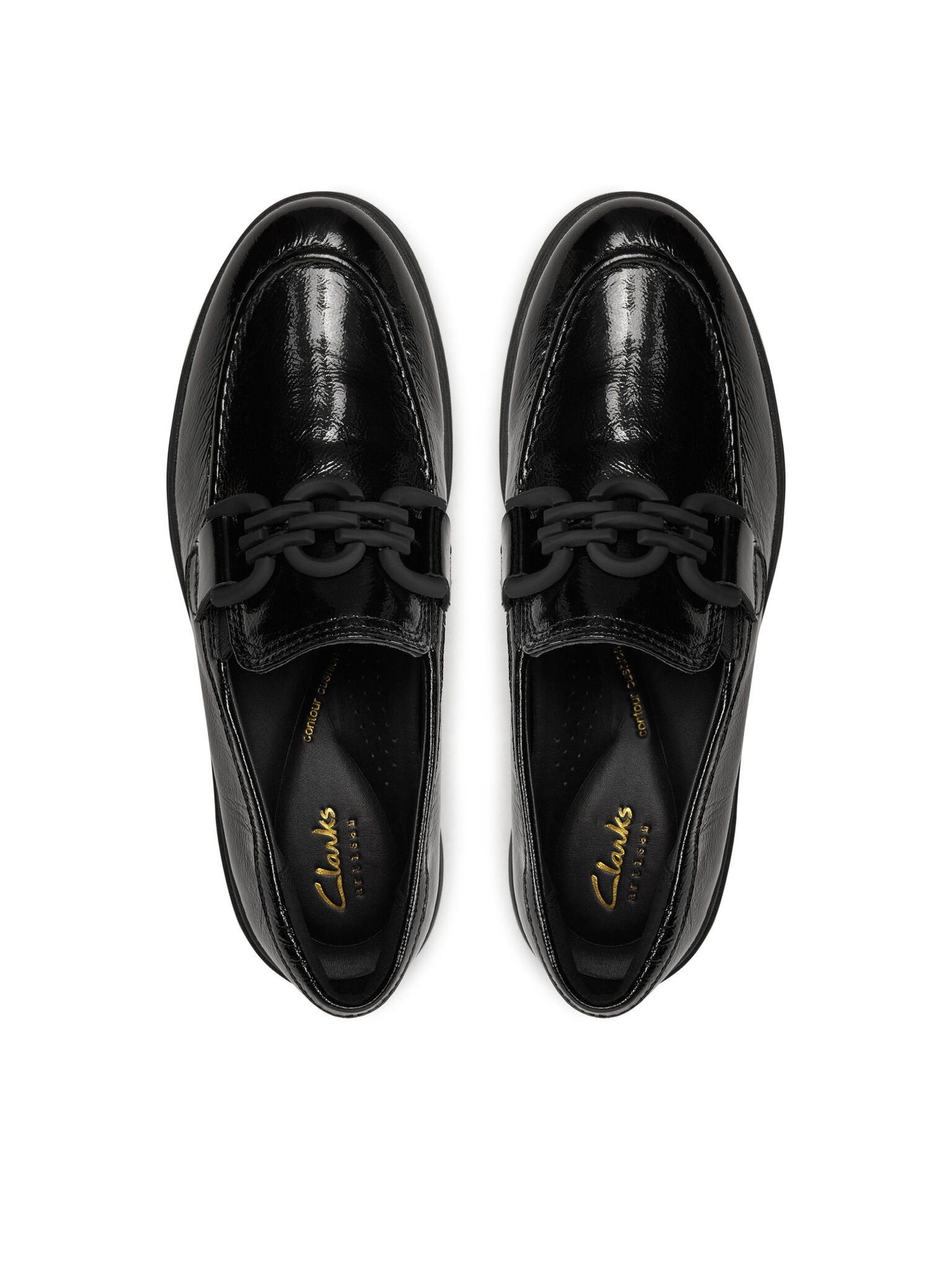 Clarks Halbschuhe Loriini Izzy 26179805 Schwarz Schnürschuh