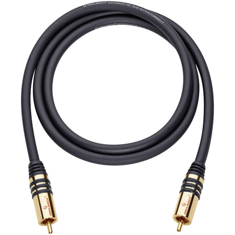 Oehlbach Subwoofer Cinch-Kabel 21531 Audio- & Video-Kabel, vergoldete Steckkontakte