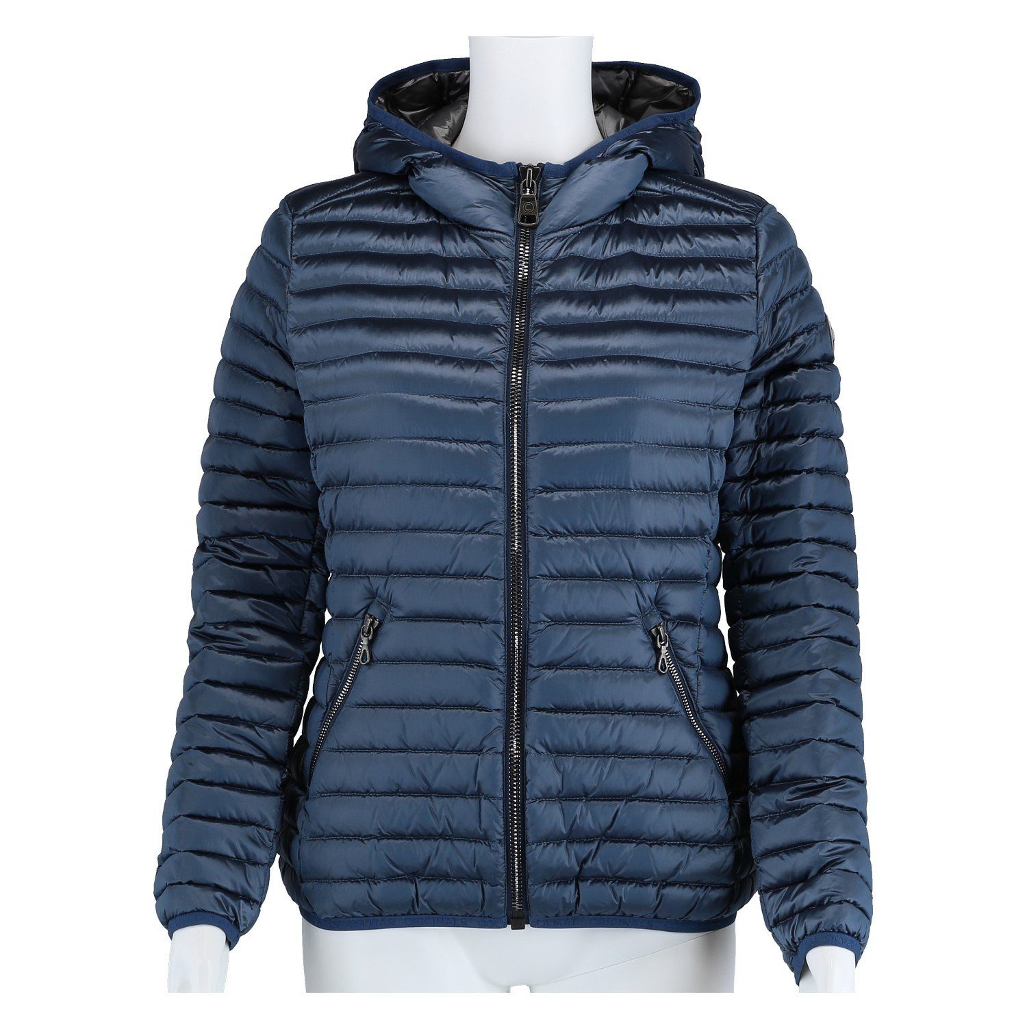Colmar Winterjacke Übergangansjacke (warm, Daunen Steppjacke, feste Kapuze) blau Damen