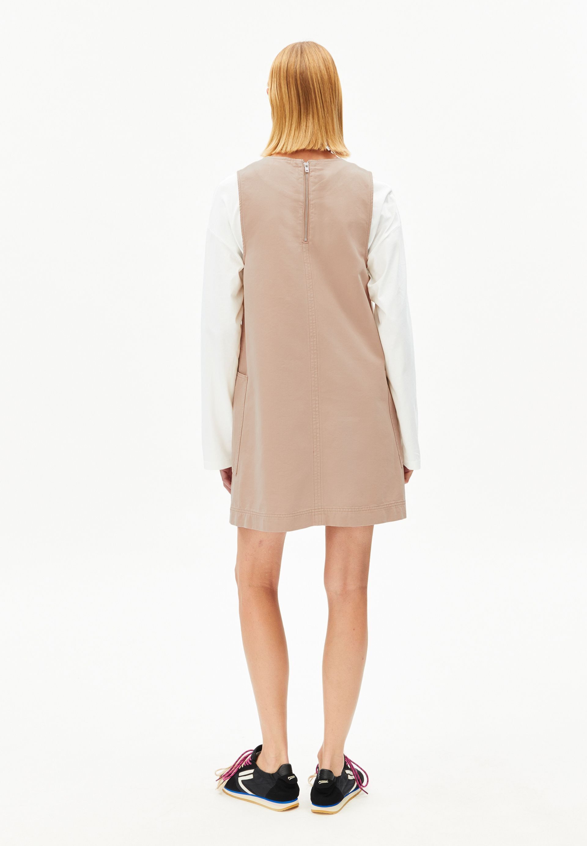 Armedangels Jerseykleid WORKWEAR CANVAS Kleid aus Bio-Baumwolle (Regular Fit) Kleid aus Bio-Baumwolle
