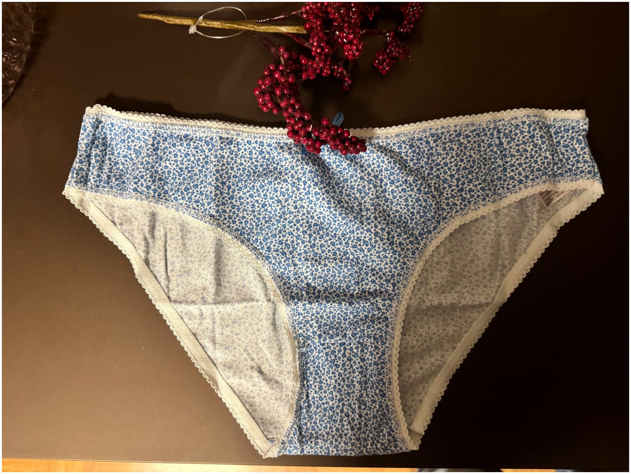 Slip Damen Slip 7er Pack – Gemustert, Baumwolle, Mit Schleifchen