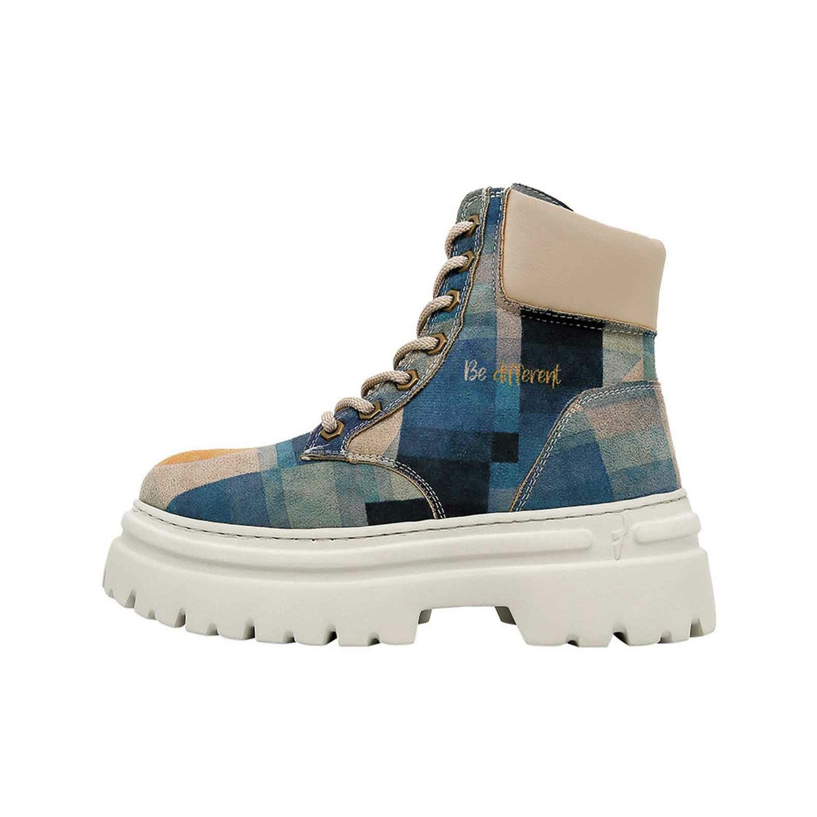 DOGO Nimble Platform Boot Be-Different Damen Stiefeletten Schnürstiefelette günstig online kaufen