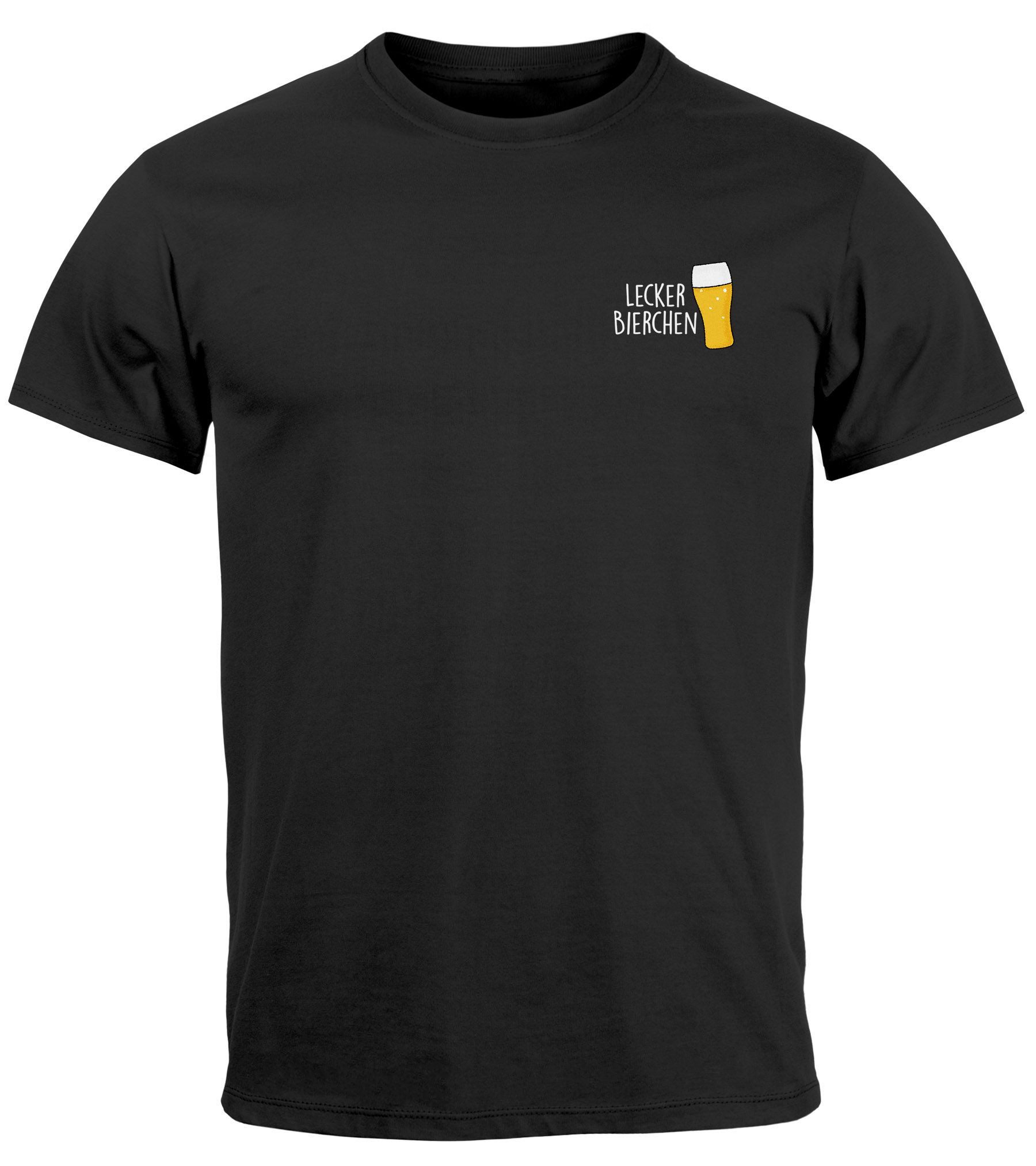 MoonWorks Print-Shirt Herren T-Shirt Lecker Bierchen günstig online kaufen