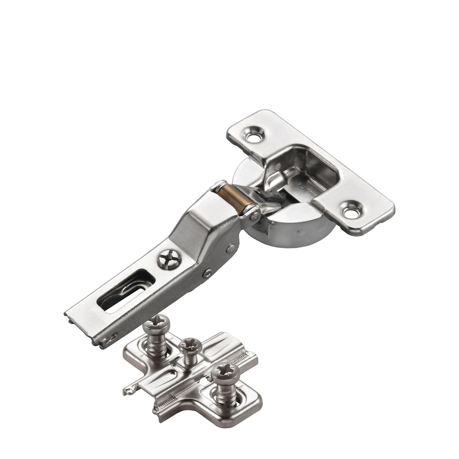 Möbelbeschlag 2 x Salice Topfband S700 110° Bohrbild T52 Nickel matt MPL Langl. H3
