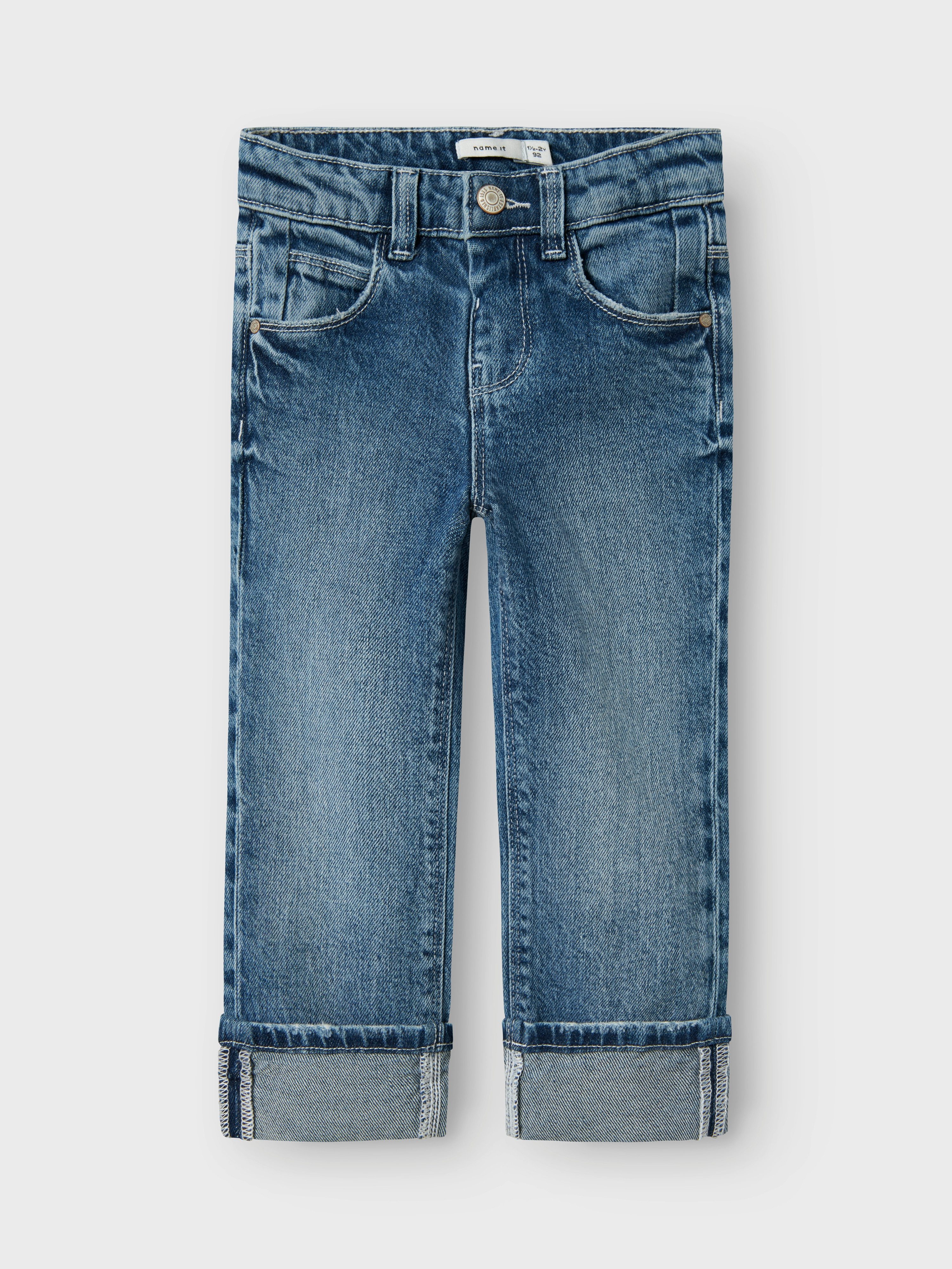 Name It Straight-Jeans NMFROSE STRAIGHT FOLD JEANS 4224-AZ NOOS