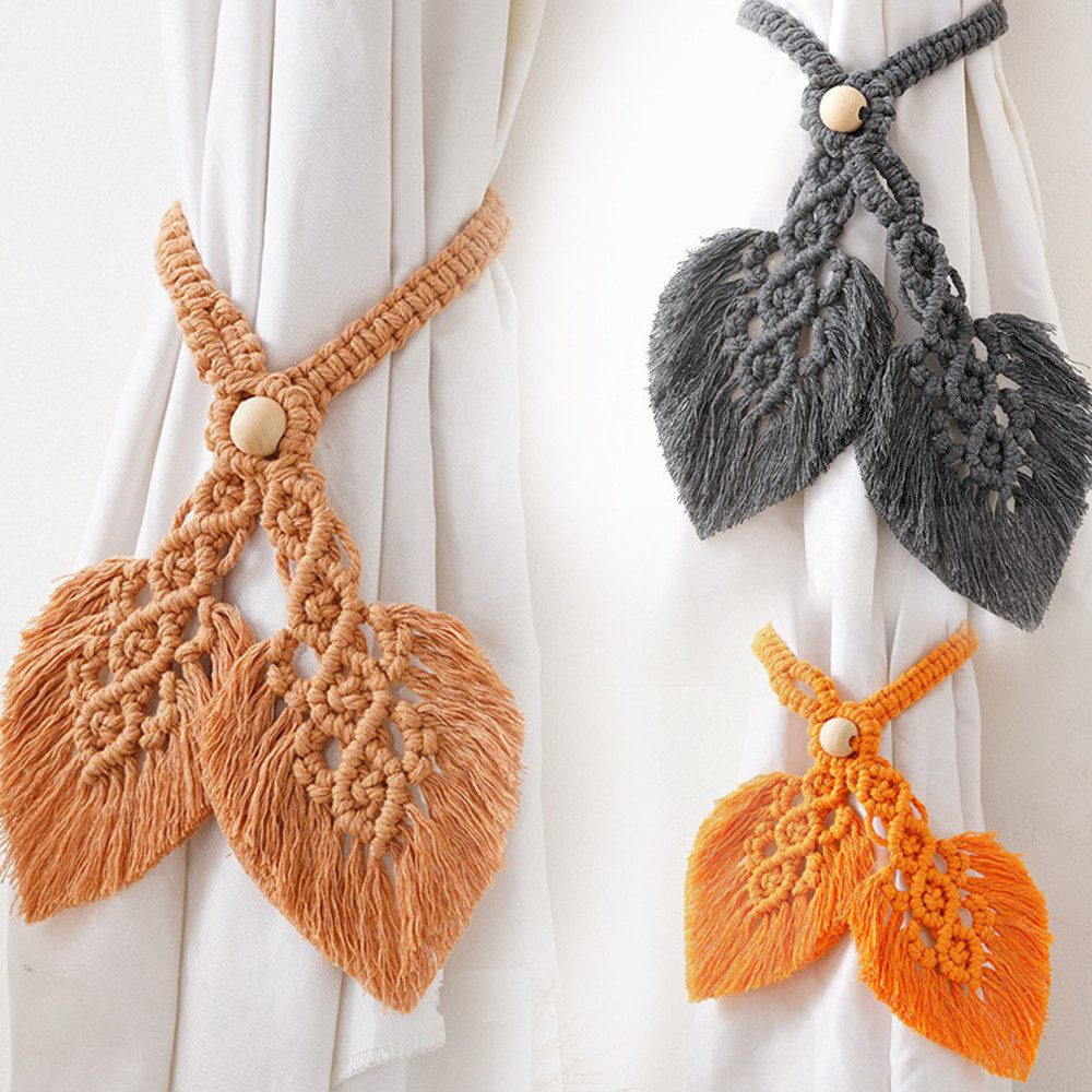 Coonoor Dekoklammer für Raffhalter Boho Gardinenhalter günstig online kaufen