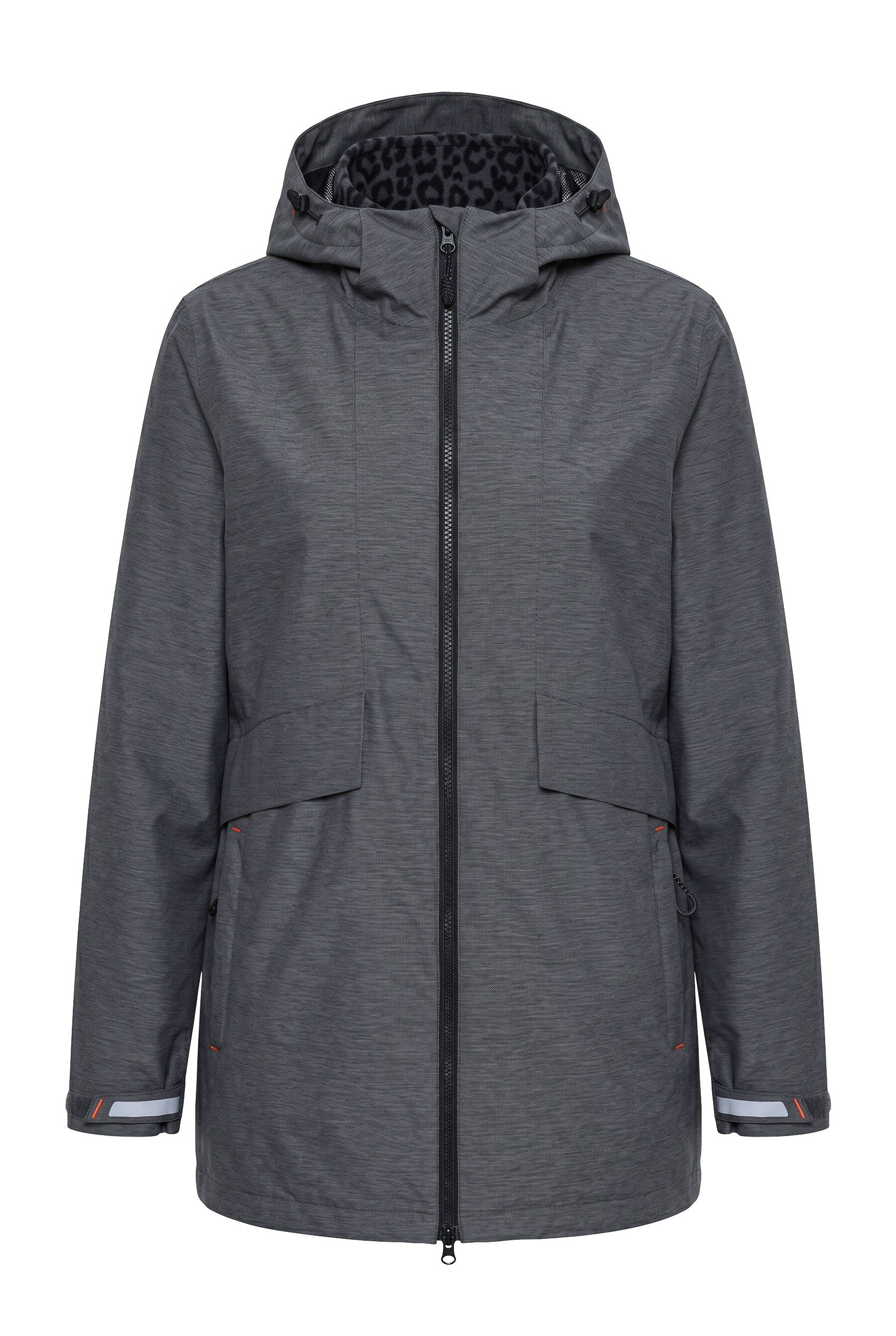 Ulla Popken Funktionsjacke HYPRAR ZipIn-Funktionsjacke wasserdicht Kapuze – Bild 2 von 4