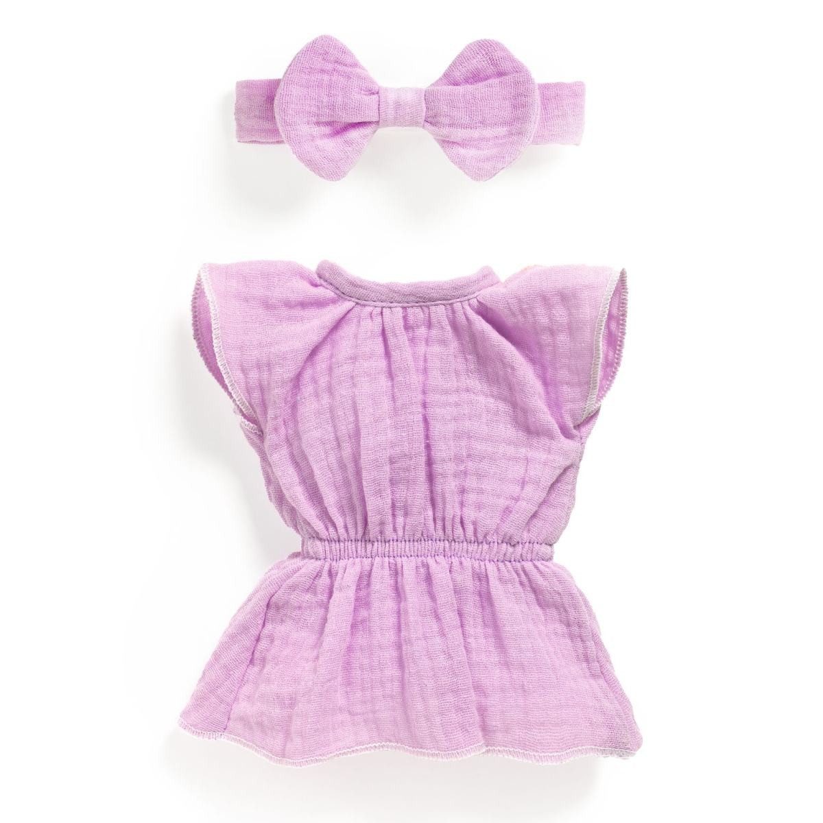 DJECO Puppenkleidung Pomea Set Lovely Violette für Puppen von 32 cm Kleid u günstig online kaufen