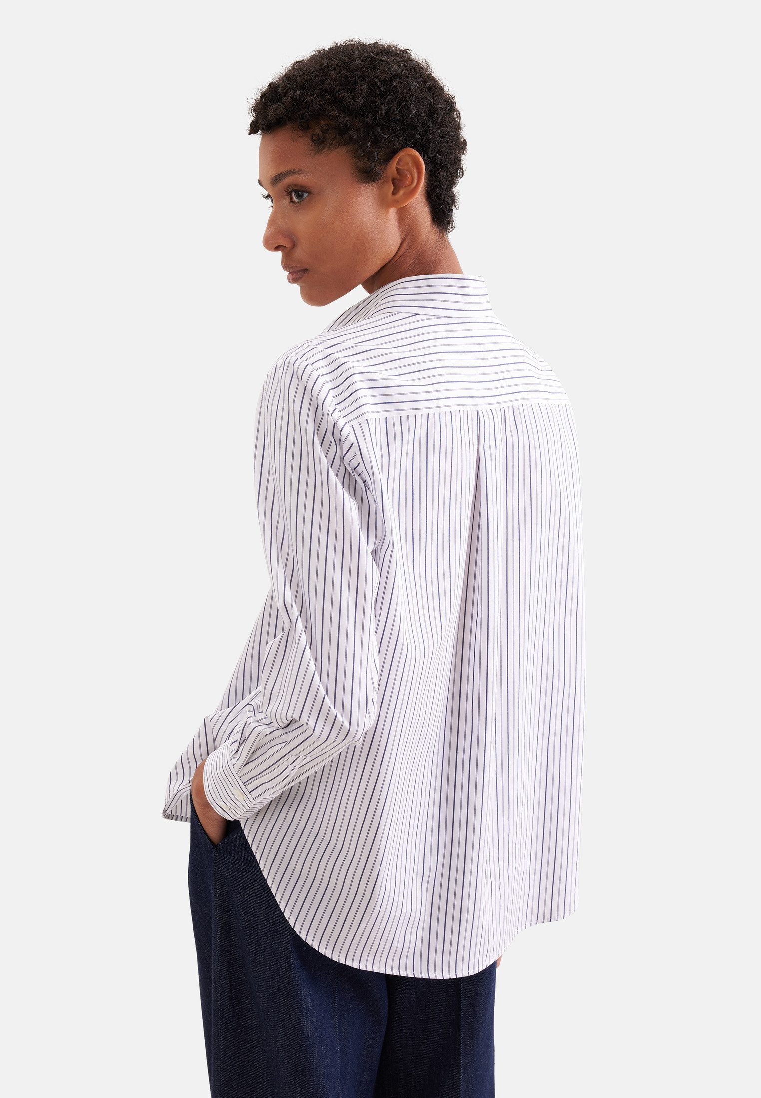 seidensticker Hemdbluse 1/1 Kragen Gestreift