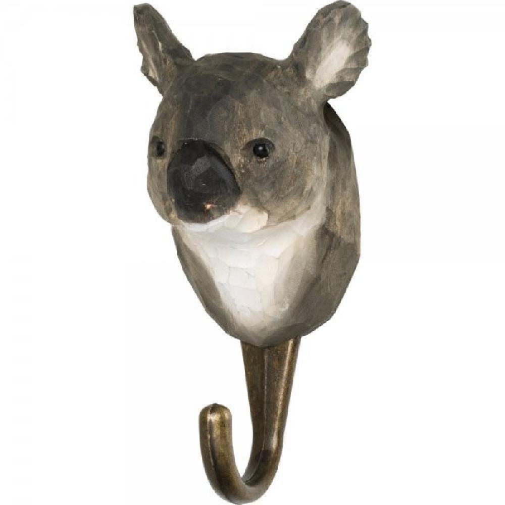 Wildlife Garden Garderobenhaken Hand Carved Hook Koala