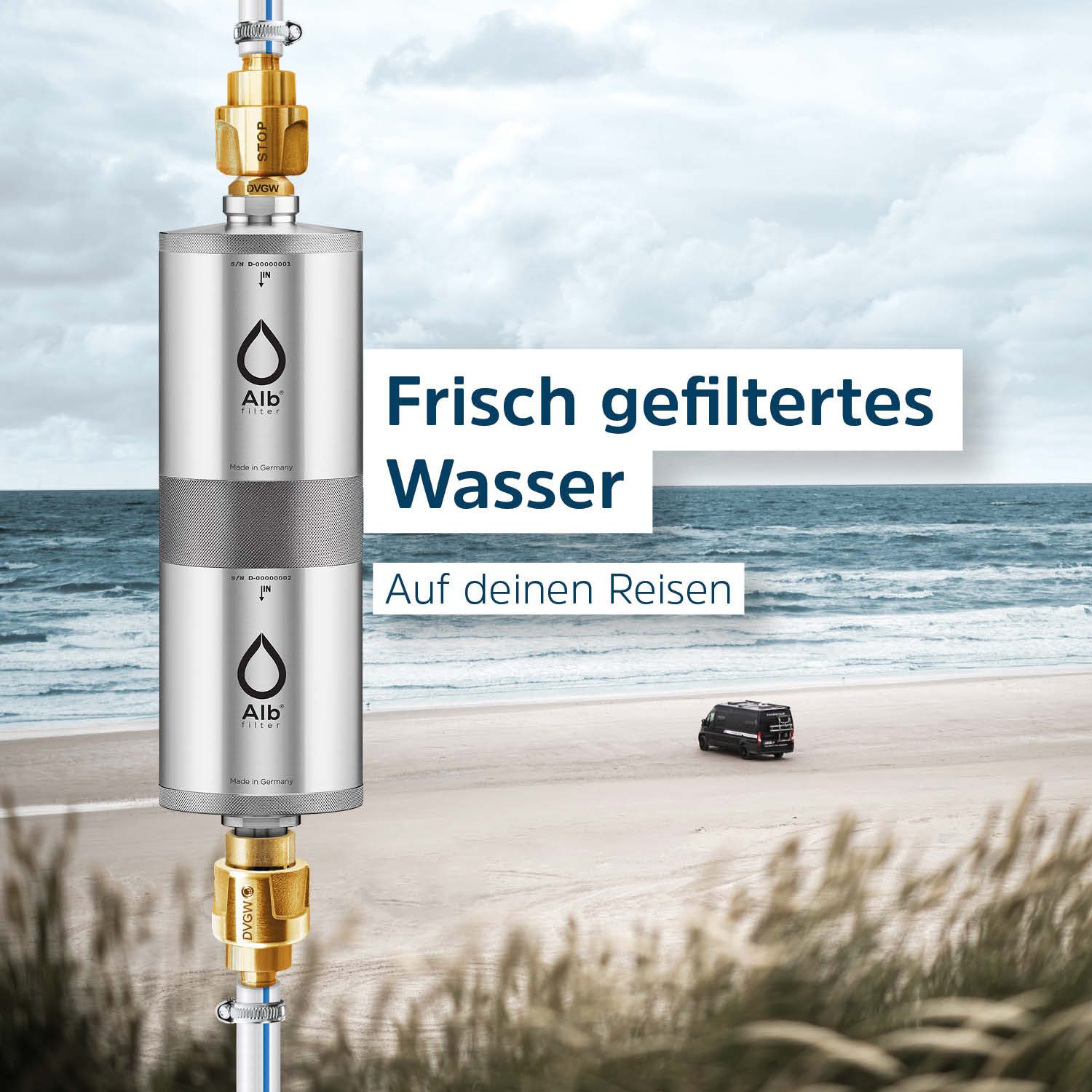 Alb Filter Wasserfilter Alb Filter FUSION Active+Nano Trinkwasserfilter, Camping-Set: Travel, ohne Protect