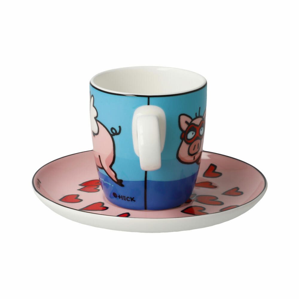 Goebel Espressotasse Ed Eck - When Pigs Fly 100 ml, Fine Bone China