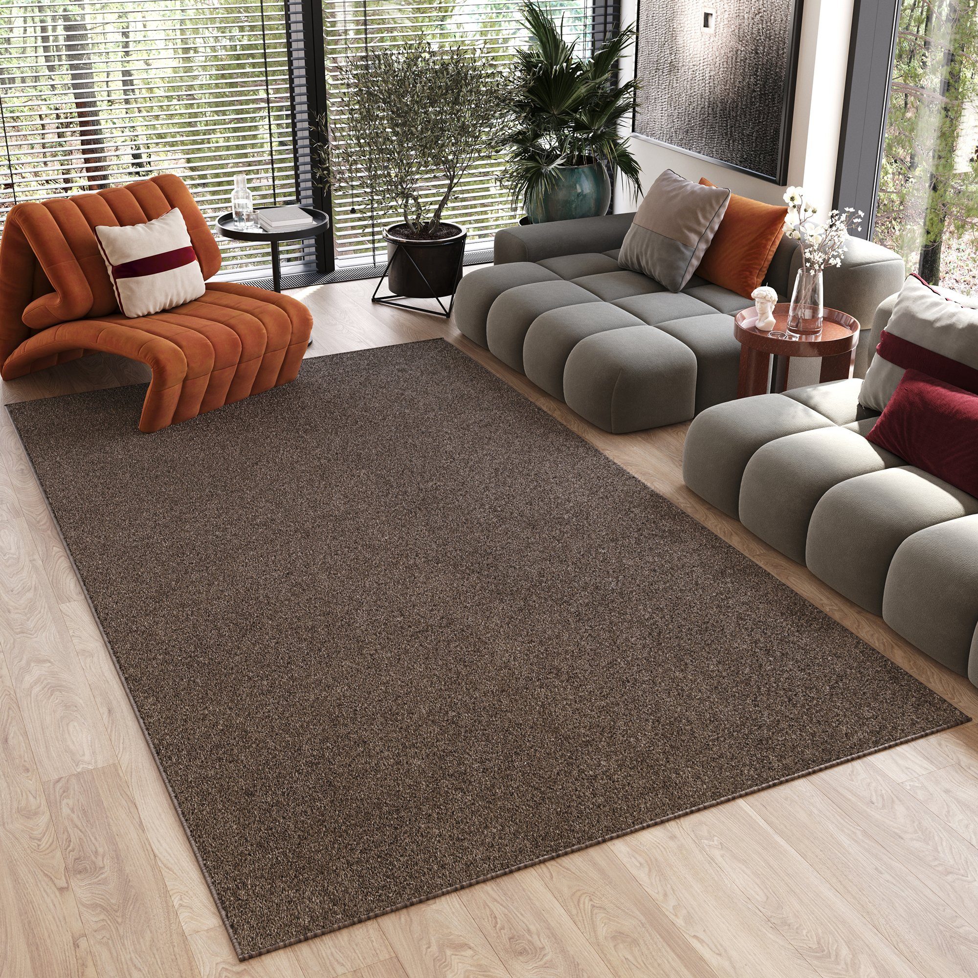 Tapiso Teppich NOYAN, rechteckig, Höhe: 11 mm, Wohnzimmer, Schlafzimmer, Ei günstig online kaufen