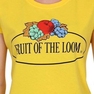 Fruit of the Loom Rundhalsshirt Fruit of the Loom Fruit of the Loom Damen T-Shirt mit Logo