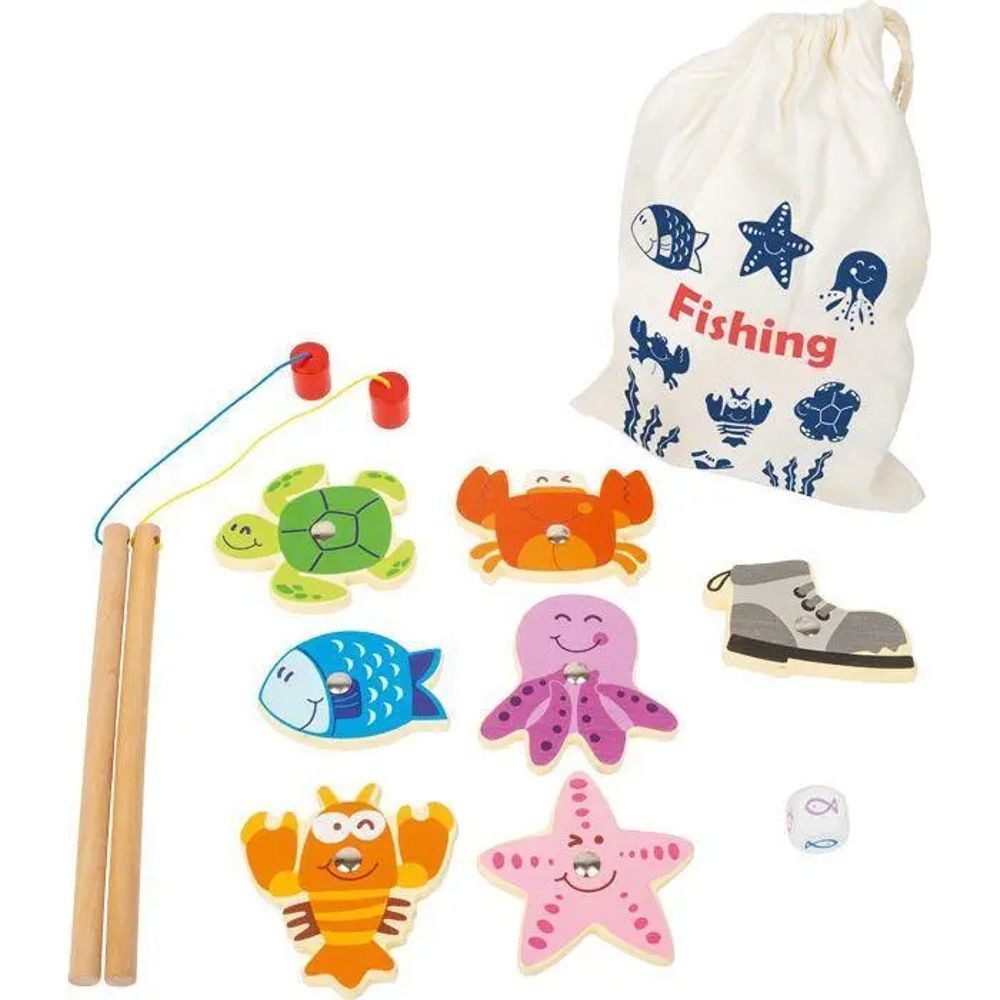 Small Foot Spiel Fische angeln Reisespiel