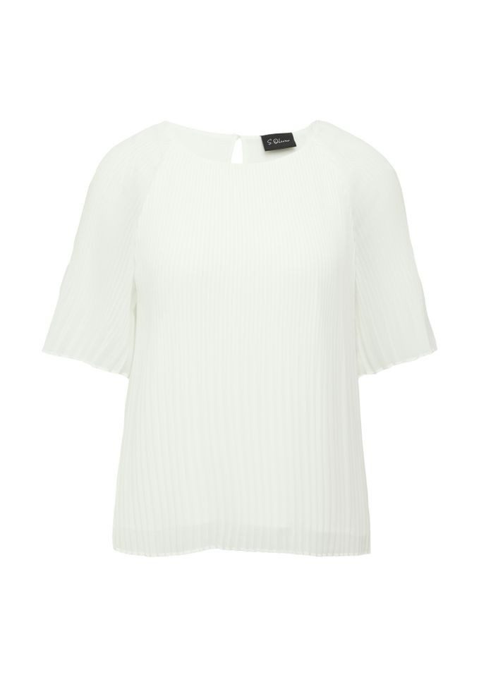 s.Oliver BLACK LABEL Kurzarmbluse – Stilvoll günstig online kaufen
