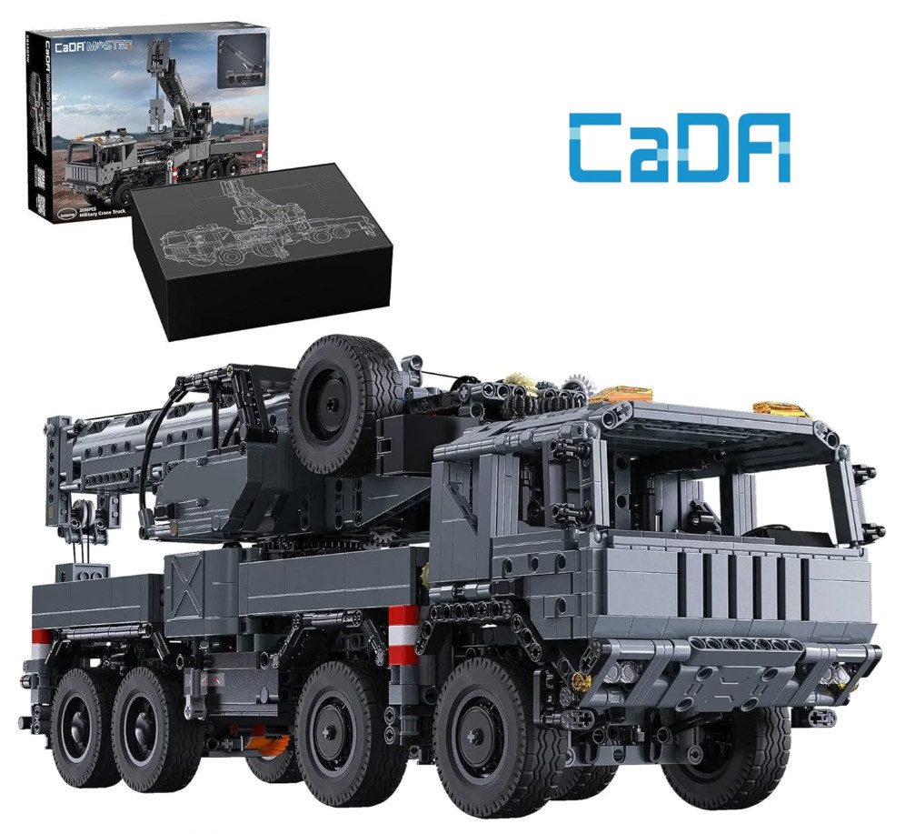 CaDA C61507W Militärkran Konstruktions-Spielset, (2686 St)