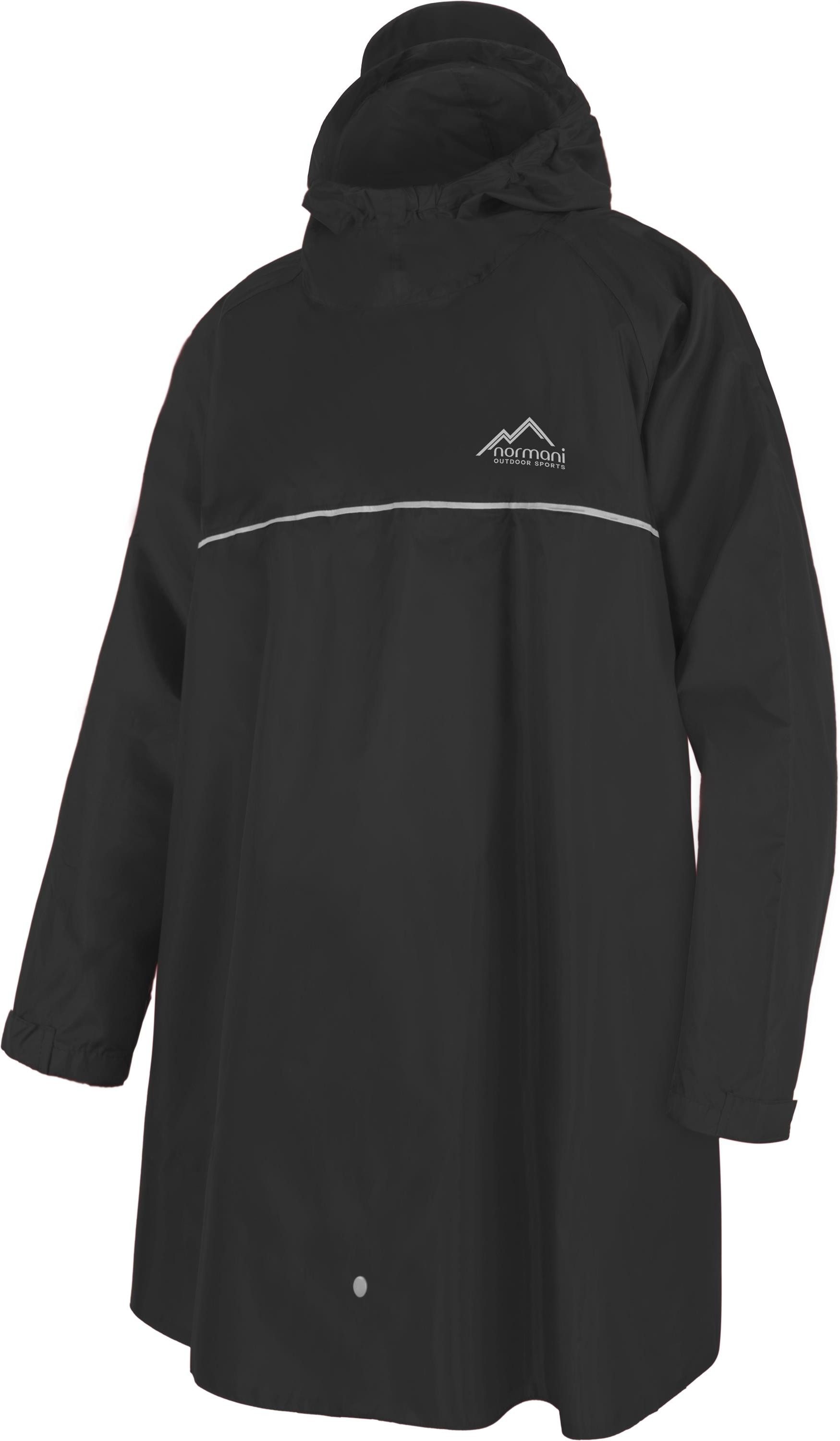 normani Regenponcho Kinder Regenponcho Mawsynram Wasserdichter Regencape mit Ärmeln - 3M™ Scotchlite™ Reflektor