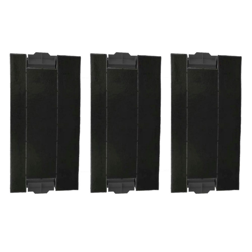 Trade-Shop Aktivkohlefilter 3x passend für Neff Z5144X1 Z5144X5 Z5102X1, Küppersbusch 566752, Zubehör für Bosch/Balay/Constructa/Siemens/Neff 00434229, 434229, Breite: ca. 400mm / Tiefe: ca. 195mm / Höhe: ca. 28mm