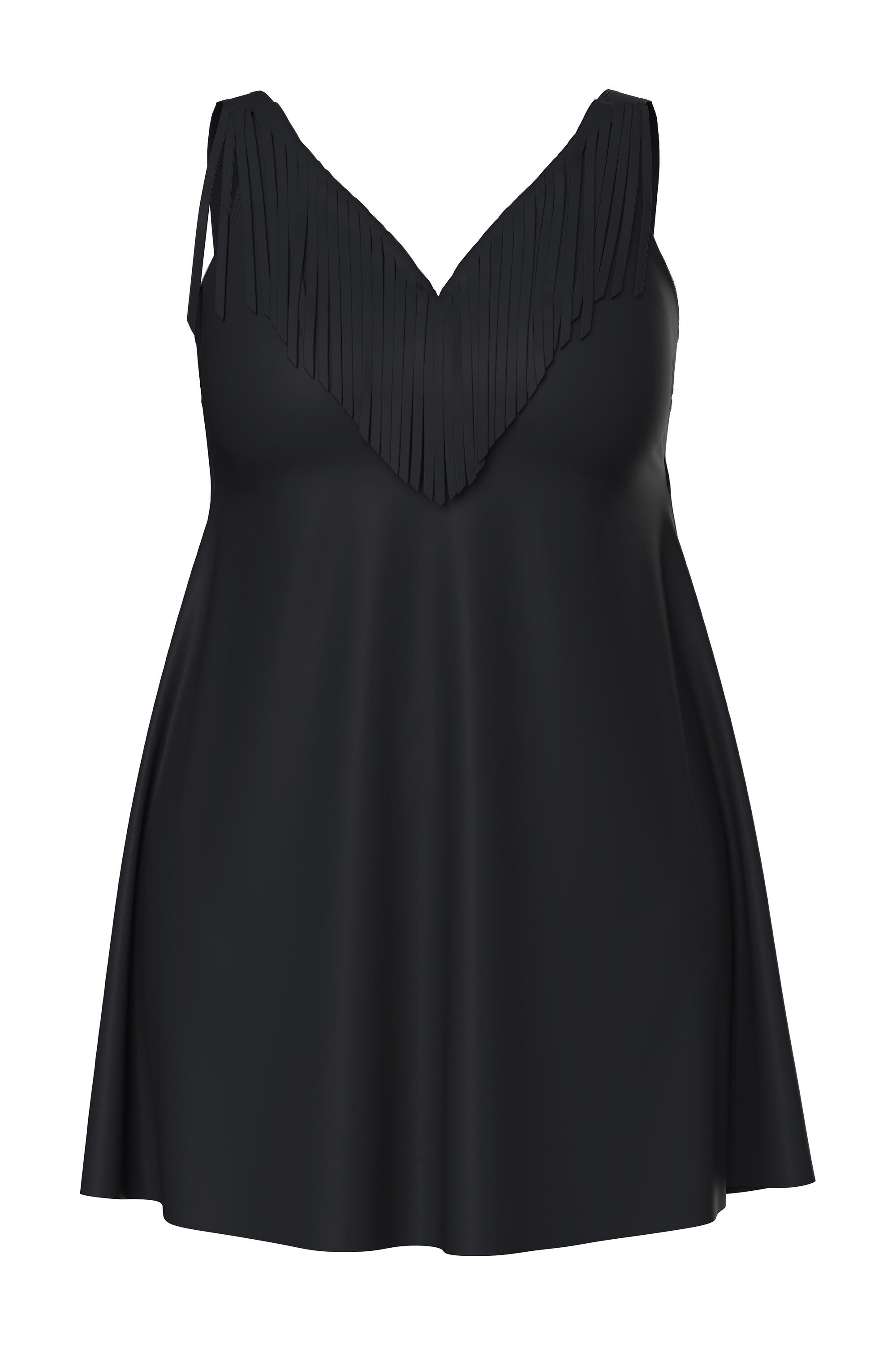 Ulla Popken Badekleid Badekleid Herzausschnitt Softcups recycelt