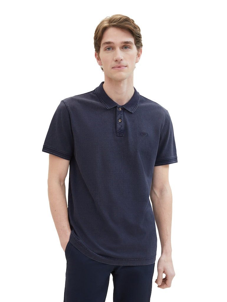 TOM TAILOR Poloshirt Garment Dye Polo (1-tlg)