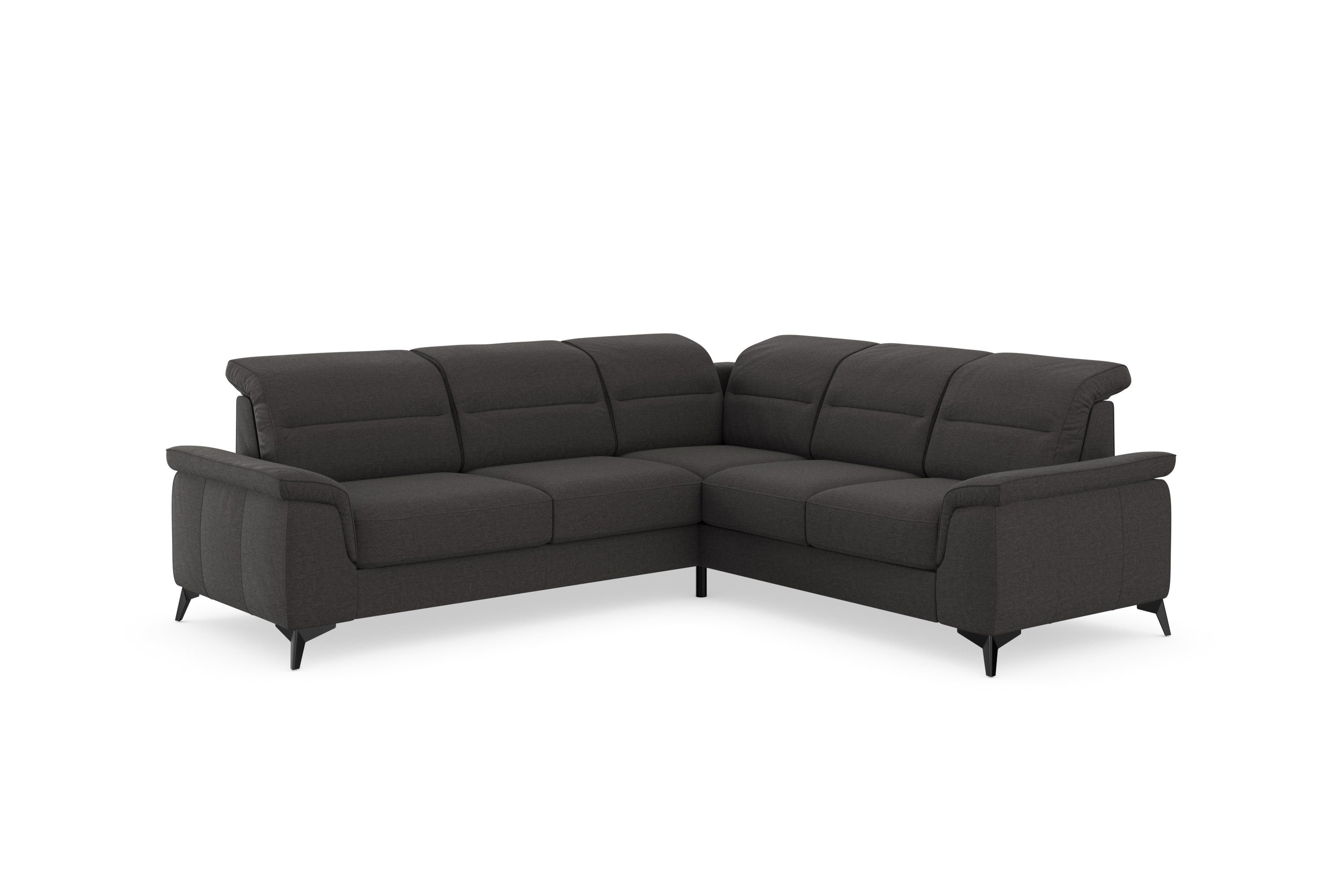 sit&more Ecksofa Sinatra, optinal Metallfüße Kopfteilverstellung mit Armteilfunktion, und