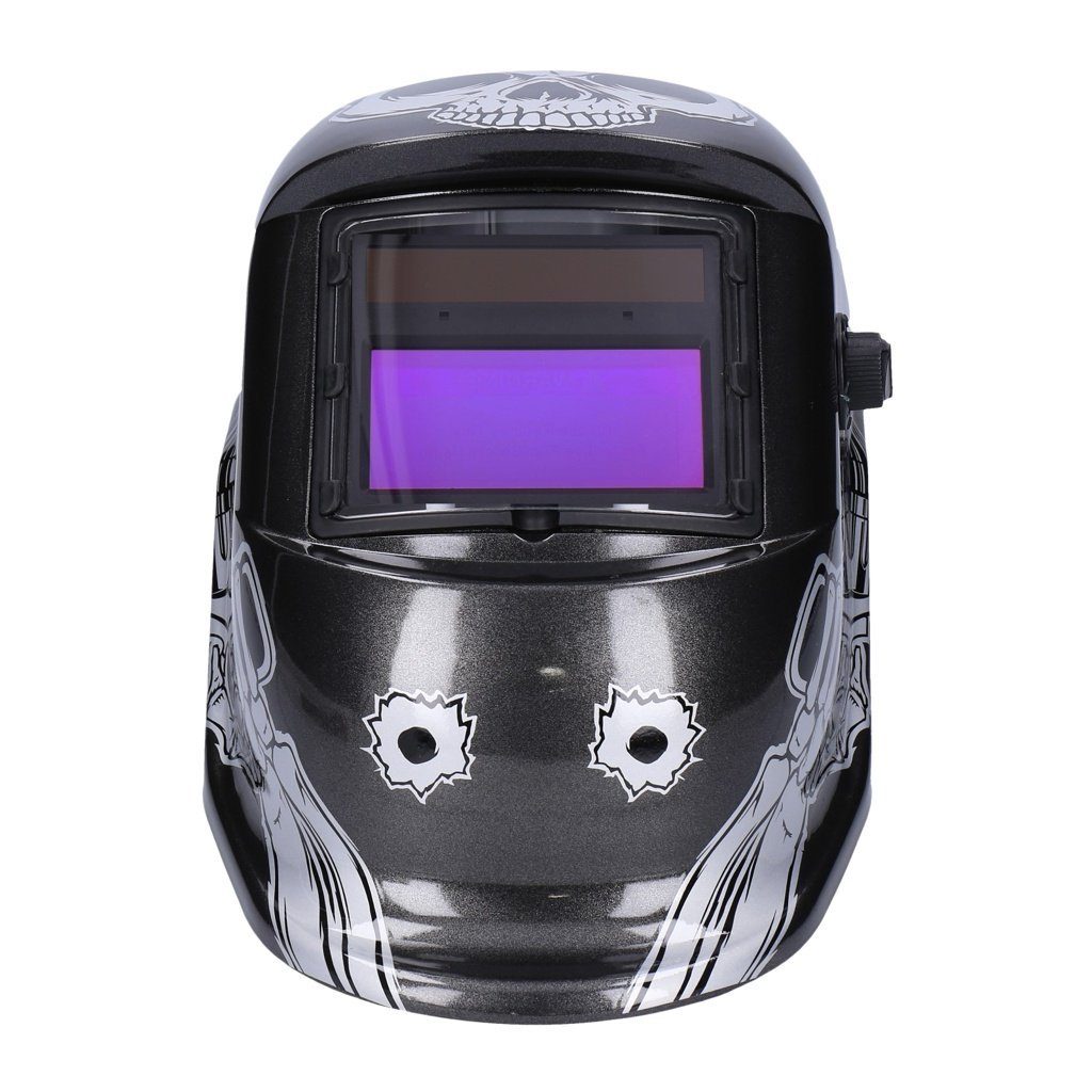 TP Schutzhelm Automatik Solar Schweißhelm UV-Schutz mit 1642-A Gun Skull