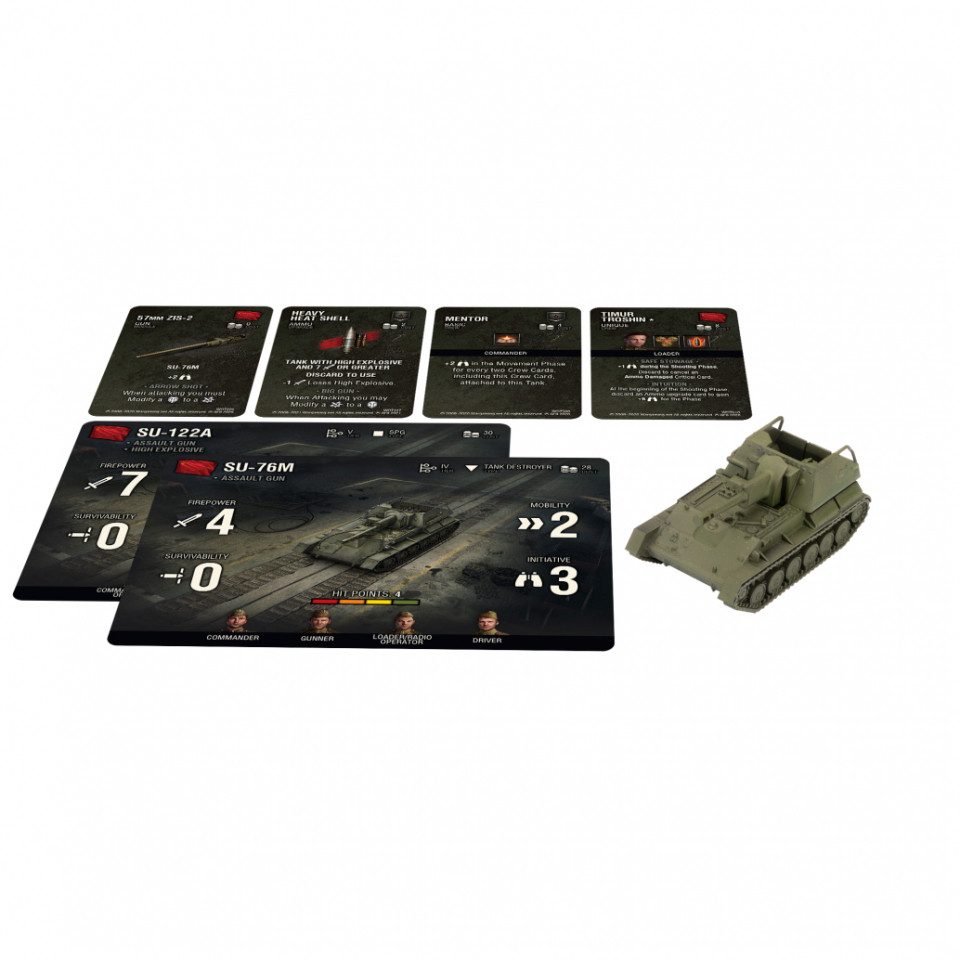 Galeforce Nine Spiel, World of Tanks - Wave 8 - Soviet (SU-76M)