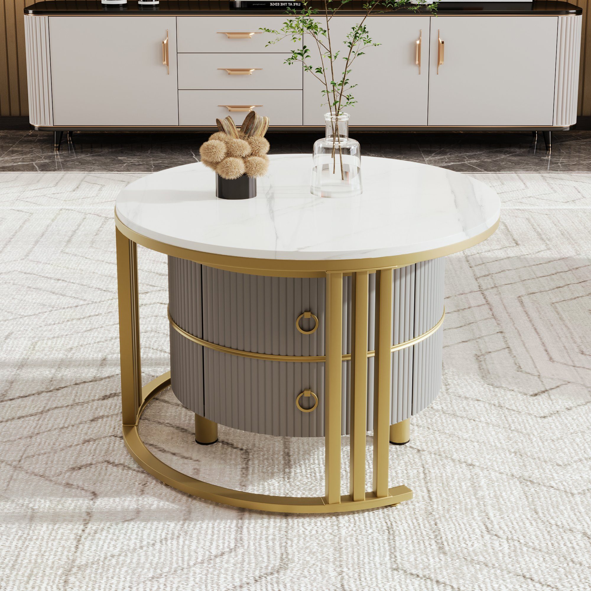 Merax Couchtisch Set aus Holz mit günstig online kaufen
