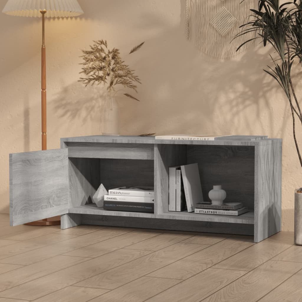 vidaXL TV-Schrank TV-Schrank Grau Sonoma 90x35x40 günstig online kaufen