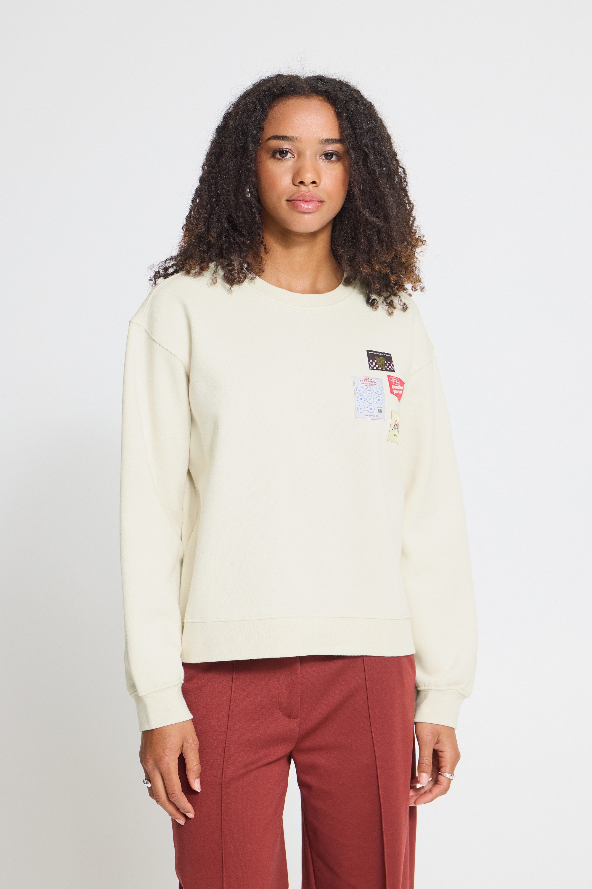 ICHI Fleecepullover Sweatshirt IHMERELLA